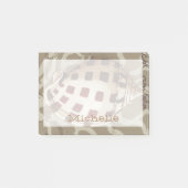 Füge Deinen Namen hinzu | Seaside Sonnet I Post-it Klebezettel (Vorderseite)