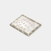 Füge Deinen Namen hinzu | Seaside Sonnet I Post-it Klebezettel (angewinkelt)