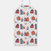 Füge Deinen Namen hinzu | Skandinavische Volkskuns Geschenkanhänger (Rückseite)