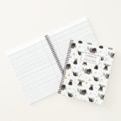 Füge Deinen Namen hinzu | Sleepy Sweet Sloth Patte Notizblock (Innenseite)