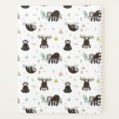 Füge Deinen Namen hinzu | Sleepy Sweet Sloth Patte Planer (Rückseite)