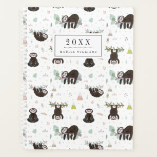 Füge Deinen Namen hinzu   Sleepy Sweet Sloth Patte Planer