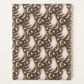Füge Deinen Namen hinzu | Sloth Astronaut Pattern Planer (Rückseite)