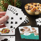 Füge Deinen Namen hinzu | Starfish CrowdPattern | Spielkarten (In Situ)