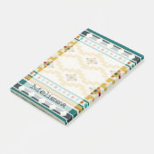 Füge Deinen Namen hinzu | Südwestgeometrie III Post-it Klebezettel (angewinkelt)