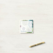 Füge Deinen Namen hinzu | Sukkulenten-Cluster Post-it Klebezettel (Auf Schreibtisch)