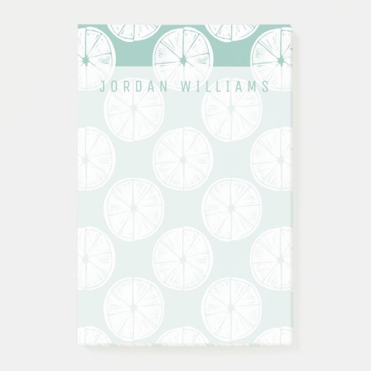 Füge Deinen Namen hinzu | Taco über Liebe | AQUAMA Post-it Klebezettel (Vorderseite)