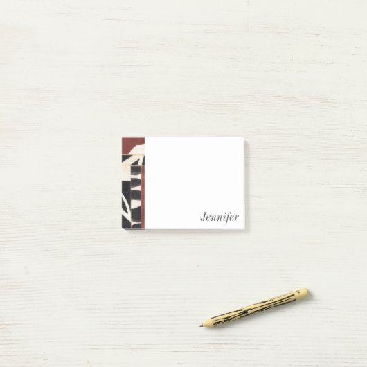 Füge Deinen Namen hinzu | Teile II Post-it Klebezettel (Auf Schreibtisch)