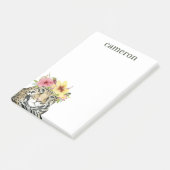 Füge Deinen Namen hinzu | Tropical Halo | Süße Che Post-it Klebezettel (angewinkelt)