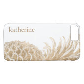 Füge Deinen Namen hinzu | Tropischer Pinneapfel Case-Mate iPhone Hülle (Rückseite (Horizontal))