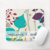 Füge Deinen Namen hinzu | U-Bahn-Garten III Mousepad (Mit Mouse)