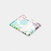 Füge Deinen Namen hinzu | U-Bahn-Garten III Post-it Klebezettel (angewinkelt)