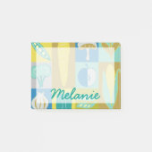 Füge Deinen Namen hinzu | Veggie Blocks II Post-it Klebezettel (Vorderseite)