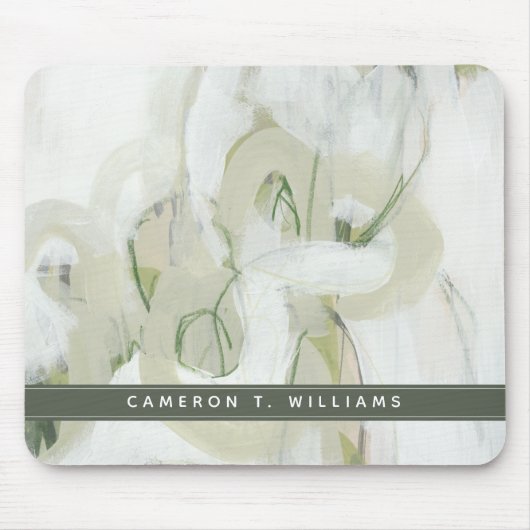 Füge Deinen Namen hinzu | Verb Mousepad (Vorne)