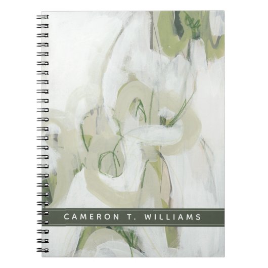 Füge Deinen Namen hinzu | Verb Notizblock (Vorderseite)