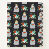 Füge Deinen Namen hinzu | Watermelon Sloth Pattern Notizblock (Rückseite)