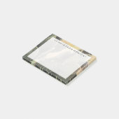 Füge Deinen Namen hinzu | Wüstenkaktus | Grüner Sp Post-it Klebezettel (angewinkelt)