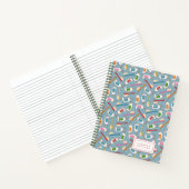 Füge Deinen Namen hinzu | Zahnbürste und Zahnpaste Notizblock (Innenseite)