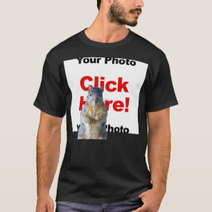 Füge ein Eichhörnchen individuell gestaltetes Foto T-Shirt