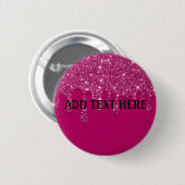Füge Text hinzu | Schaltfläche "Rosa Driving Glitz Button (Vorne & Hinten)