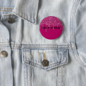 Füge Text hinzu | Schaltfläche "Rosa Driving Glitz Button (Beispiel)