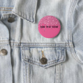Füge Text hinzu | Schaltfläche "Rosa Driving Glitz Button (Beispiel)