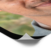 Fügen Sie 14 Fotos in klassischer Rot- und Schwarz Poster (Ecke)