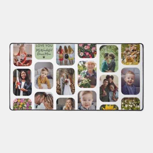 Fügen Sie 17 Fotos Moderne weiße Liebe Sie Bonus M Schreibtischunterlage (Vorderseite)