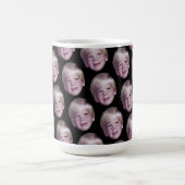 Fügen Sie 1 Floating Head Foto Halb-Tropfen-Muster Kaffeetasse (Mittel)