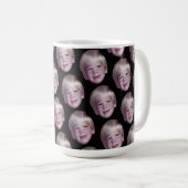 Fügen Sie 1 Floating Head Foto Halb-Tropfen-Muster Kaffeetasse (VorderseiteRechts)