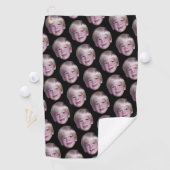 Fügen Sie 1 Floating Head Photo Half Drop Pattern Golfhandtuch (Insitu)