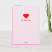 Fügen Sie 3 Fotos, Pink Beste Großmutter, Gedicht, Karte (Rückseite)