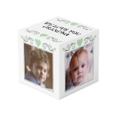 Fügen Sie 4 Bilder, die wir Ihnen Liebe Oma grün Würfel (Vorderseite Schrägansicht)