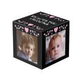 Fügen Sie 4 Bilder, die wir Ihnen Liebe Oma schwar Würfel (Vorderseite Schrägansicht)