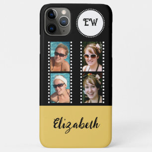 Fügen Sie 4 Fotos mit dem Namen Gelb und Schwarz h Case-Mate iPhone Hülle