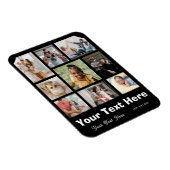 Fügen Sie 9 Fotos und Ihren bevorzugten Bildmagnet Magnet (Rechte Seite)