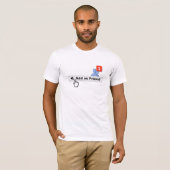 Fügen Sie als Freund hinzu T-Shirt (Vorne ganz)