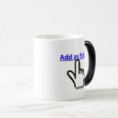 Fügen Sie als Freund hinzu Verwandlungstasse (VorderseiteRechts)