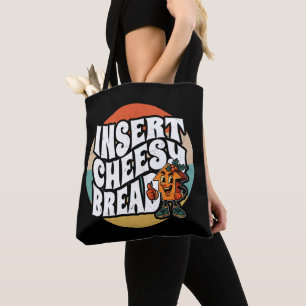Fügen Sie Cheesy Bread Pfeil Lustige Käse Liebhabe Tasche