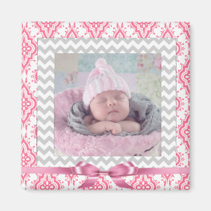 Fügen Sie das Foto Ihres Babys diesem Magneten hin Magnet