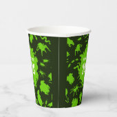 Fügen Sie das Jahr glücklich Halloween grüne graue Pappbecher (Rechts)