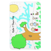 Fügen Sie das Kinderwerk hinzu Magnet (Vertikal)