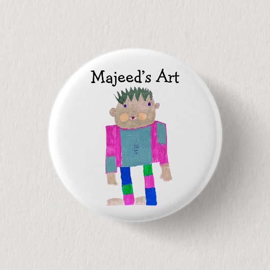 Fügen Sie das Kunstwerk Ihres Kindes hinzu Button (Vorderseite)