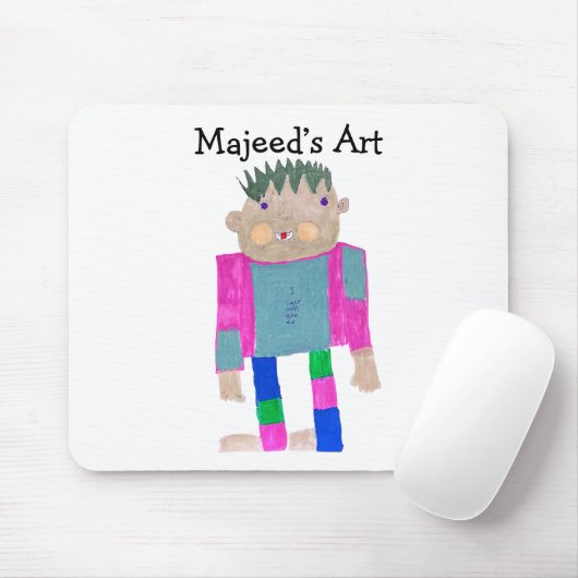 Fügen Sie das Kunstwerk Ihres Kindes hinzu Mousepad (Mit Mouse)