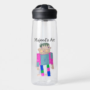 Fügen Sie das Kunstwerk Ihres Kindes hinzu  Trinkflasche
