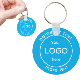 Fügen Sie das Logo Ihres Unternehmens Business Sho Schlüsselanhänger