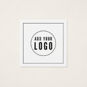 Fügen Sie das Logo schwarze Grenze soziale Vielen  (Vorderseite)