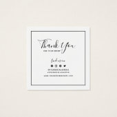 Fügen Sie das Logo schwarze Grenze soziale Vielen (Rückseite)