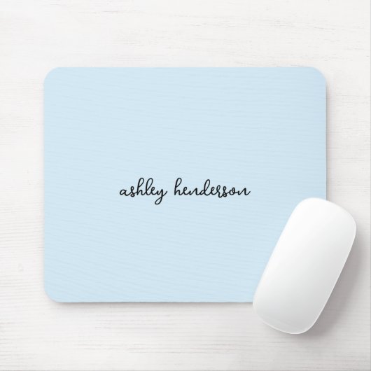 Fügen Sie das Minimal-Monogramm Ihres vollen Namen Mousepad (Mit Mouse)