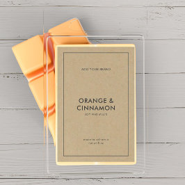 Fügen Sie das Minimalistische Kraft-Produktetikett Weinetikett